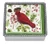Mariposa 4032-C Cardinal Beaded Napkin Box One Size Silver