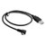 CY 5pin Mini USB Type Male to USB 2.0 Male Data Charge Cable 50cm Left Angled 90 Degree