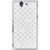 Amzer AMZ95770 Diamond Lattice Snap On Shell Case Cover for Sony Xperia Z L36i - 1 Pack - Retail Packaging - White