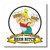 3dRose ht_102970_1 Funny Worlds Greatest Beer Bitch Cartoon Iron on Heat Transfer Paper for White Material, 8 by 8"