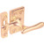 Defender Security U 9935 Casement Window Latch Lock, Brass Plated Finish