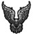 Hot Leathers Tribal Eagle Patch (5" Width x 5" Height)
