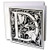 3dRose Print of Late Victorian Letter D in Black N White, Greeting Cards, Set of 6 (gc_193099_1)