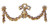 Hickory Manor House Bow Overdoor Decor, Gold Leaf