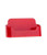 Source One Premium Clear Acrylic Business Card Holders Stands (1 Pack, Red)