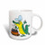 3dRose 104022_1""Funny Chef Cooking Gator Alligator Cartoon" Ceramic Mug 11 oz White