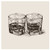 Creative Converting 24 Count Bourbon Trail Rocks Premium Patterned Beverage Napkins, Multicolor