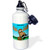 3dRose Moose-Stache Or Moose Mustache Sports Water Bottle, 21 oz, White