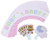 Creative Converting Baby Shower Teddy Baby Pink 12 Count Cupcake Wrappers with Picks