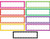 Teacher Created Resources Polka Dot Blank Headliners, Multi Color (4484)