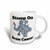 3dRose mug_114495_1 Elephant Stomp on Brain Cancer Awareness Ribbon Cause Design Ceramic Mug, 11-Ounce