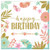 Amscan Boho Birthday Girl Luncheon Napkins