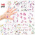 Girls Unicorn Temporary Tattoos, Konsait 145pcs Unicorn Tattoo Kids Unicorn Party Supplies Great Girls Party Favors For Children's Birthday Party Goody Bag Pinatta Fillers Beach Pool Party(13 Sheets)