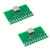 KOOBOOK 2Pcs USB-C USB 3.1 Type C Female Socket Connector Test Board 24Pin SMT Type with PCB Board DIY