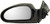 Dorman 955-1626 Hyundai Sonata Driver Side Powered Heated Side View Mirror