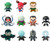 Marvel Collectors Key Chain Blind Bag Series 5 Figures