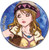 Great Eastern Entertainment Tiger & Bunny Karina Button, 1.25"
