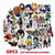 My Hero Academia Anime Cartoon Laptop Stickers Waterproof Decal Bumper No-Duplicate for Skateboard Pad MacBook Car Snowboard Bicycle Luggage (50Pcs)