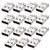 uxcell PCB USB Connector A Type 2.0 Male Jack 90 Degree Straight Insert Sinking Plate 15Pcs
