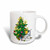 3dRose Christmas Time Christmas Tree and Angel Ceramic Mug, 11-Ounce