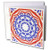 3dRose Red White Blue Patriotic Flower Kaleidoscope Pattern - Greeting Cards, 6 x 6 inches, set of 12 (gc_39479_2)