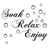 Lchen Soak Relax Enjoy PVC Wall Sticker Decal Removable Home Bathroom Background Decor(Soak04,16" x 23.6") Lchen Soak Relax Enjoy PVC Wall Sticker Decal Removable Home Bathroom Background Decor(Soak04,16" x 23.6")
