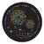 Sturdy Style Paper Dessert Plates Firework Sparkle 8-Count