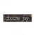 P. Graham Dunn Choose Joy Typewriter Design Distressed 6 x 1.5 Mini Pine Wood Tabletop Sign Plaque
