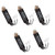 Balun Transformer, Ancable 5-Pack Indoor F Female 75 Ohm to 300 Ohm UHF/VHF Matching Transformer Adapter for Radio FM Receiver, TV, Coax Cable