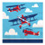 Big Dot of Happiness Taking Flight - Airplane - Vintage Plane Baby Shower or Birthday Party Luncheon Napkins (16 Count)