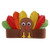 BinaryABC Thanksgiving Turkey Craft Kits,Thanksgiving Turkey Hat DIY Handmade Hat,Thanksgiving Party Game Activities and Decoration Supplies