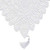 Juvale Lace Table Cloth Runner for Dinners and Parties (13 x 72 in, White)