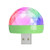 Shenwinfy LED Car USB Atmosphere Light Sound Control, Mushroom Disco Ball USB Disco Ball Party Light MINI Portable Strobe Lights for Kid's Birthday Parties Stage DJ Lighting Christmas Disco Decoration