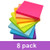 Sticky Notes 3x3 Inches,Bright Colors Self-Stick Pads, Easy to Post for Home, Office, Notebook, 8 Pads/Pack