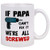 Fathers Day Gift - Funny Papa Coffee Mug - If Papa Can't Fix Coffee Tea Cup, Father's Day Gift for Dad Papa from Son Daughter, Novelty Father Gift for Dad Papa Grandpa Husband Father-in-law