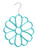Whitmor Flocked Flower Scarf Hanger