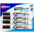 Avery Marks-A-Lot Dry Erase Markers, Chisel Tip, Desk Style, 4 Black Markers, 1 Pack (24498)