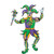 Amscan 190638 Jester Jointed Cutout, Multi