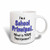 3dRose 193263_1 I'm A I'm A School Principal What Is Your Superpower Blue Ceramic Mug, 11 oz,