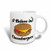 3dRose mug_105010_1 I Believe in Cheeseburgers Ceramic Mug, 11-Ounce
