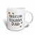 3dRose 153971_1""Rhodesian Ridgeback Dog Dad" Mug, 11 oz, Ceramic