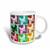 3dRose German Shepherd Pop ArtCeramic Mug, 11-Ounce