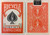 Orange Rider Back Bicycle Playing Cards Poker Size Deck USPCC