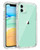BENTOBEN iPhone 11 Case Clear, 2 in 1 Transparent Shockproof Heavy Duty Slim Fit Protective Soft TPU Hybrid Hard PC Bumper Drop Protection Crystal Clear Phone Cover for iPhone 11 6.1 Inch 2019, Clear