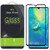 [2-Pack] Dmax Armor for Huawei Mate 20 X Tempered Glass Screen Protector, (Full Screen Coverage) (Black)
