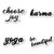 Choose Joy Be Beautiful Karma Yoga Sticker Pack Inspirational Quotes Black Stickers - 4 Pack - Laptop Stickers - for Laptop, Phone, Tablet Vinyl Decal Sticker (4 Pack) S211208
