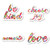 Namaste Be Kind Choose Joy Love Sticker Pack Watercolor Stickers - 4 Pack - Laptop Stickers - for Laptop, Phone, Tablet Vinyl Decal Sticker (4 Pack) S211203