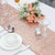 PartyDelight Sequin Table Runner Rose Gold, 12"x108"