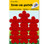 Iron On Patches - Red Flower Patch 10 pcs Iron On Patch Embroidered Applique A-13