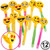 Emoticon Party Favors - Bubble Wands - Clapper Toys - Smiley Face Party - 12 Pk Classroom Prizes - Tigerdoe
